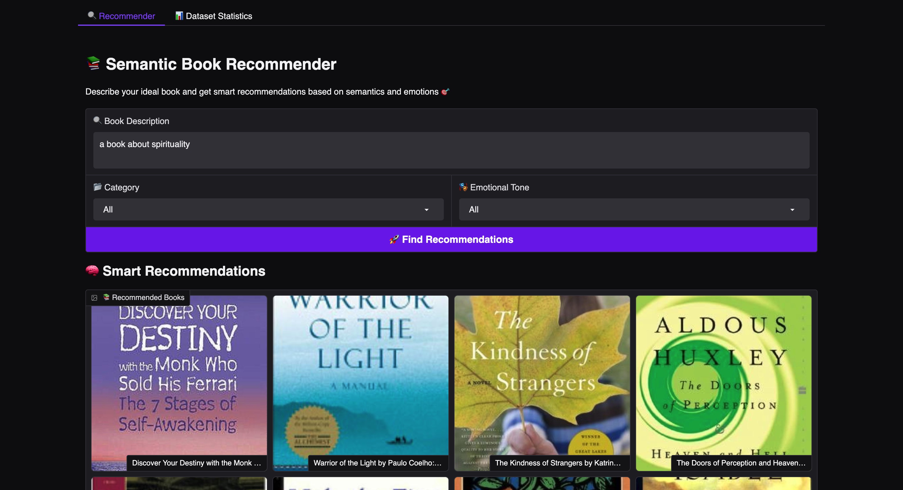 Semantic Book Recommender