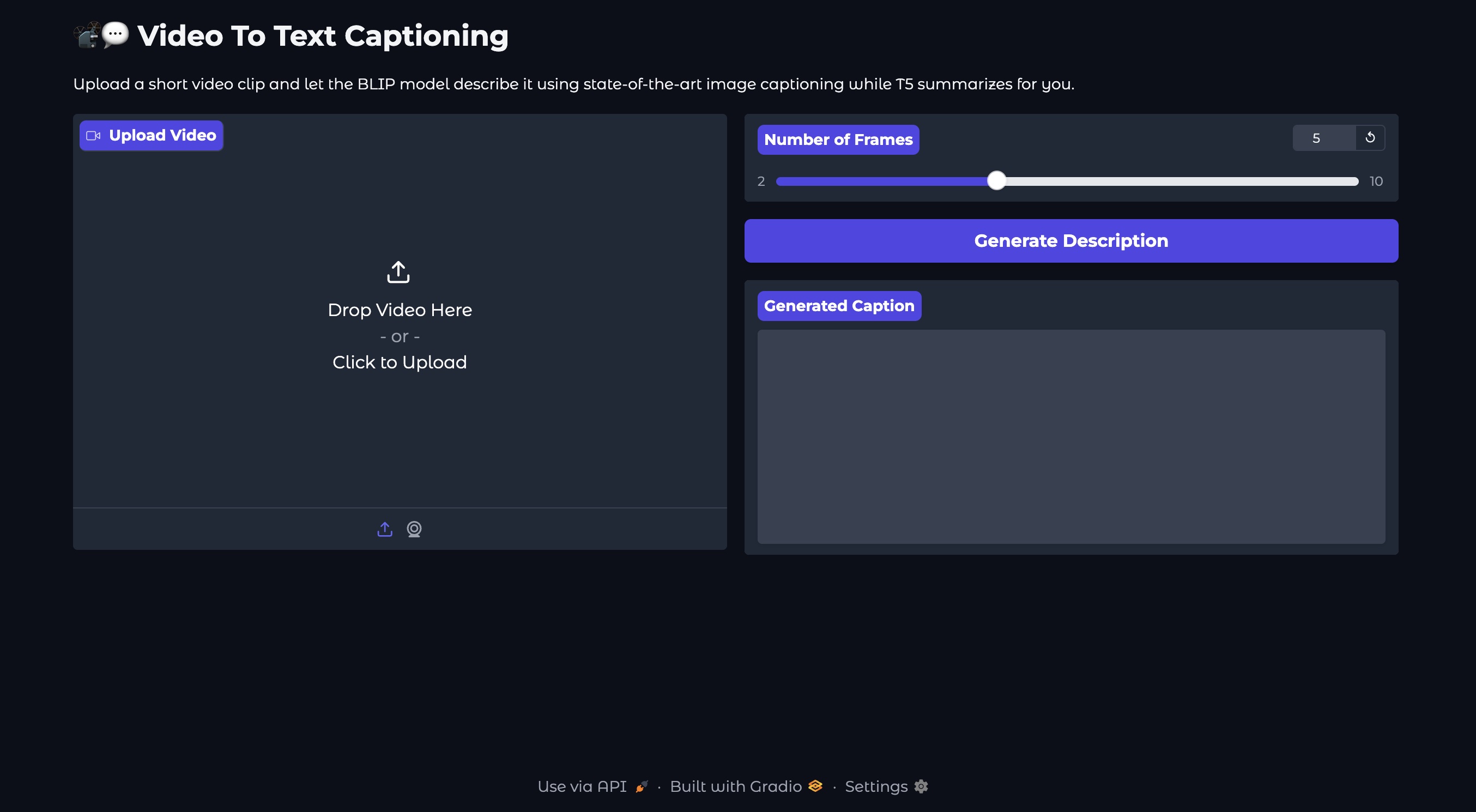 Video-To-Text Annotator